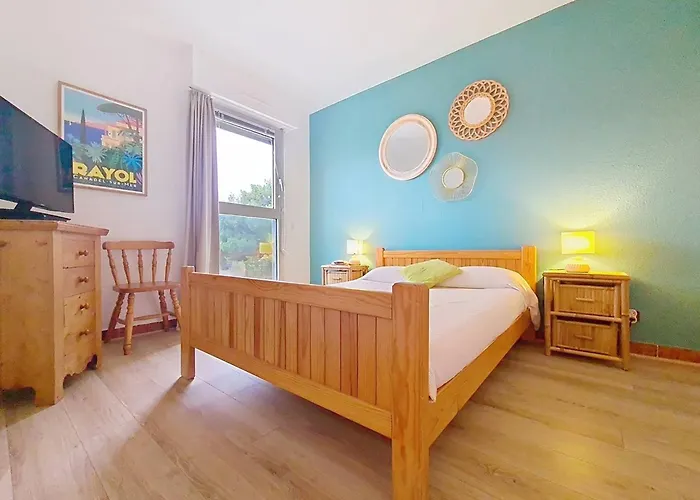 Confortable T2 Avec Parking Climatise A Bormes-les-mimosas - Fr-1-610-121 La Faviere